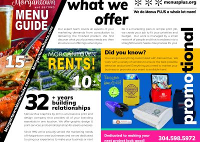 Menus Plus Brochure